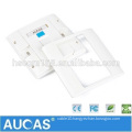 Top quality rj45 cat5 wall plate network cable faceplate